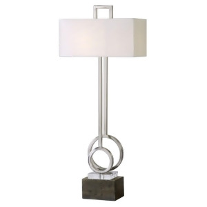 Uttermost Deshka Brushed Nickel Table Lamp 27191 - All