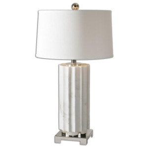 Uttermost Castorano White Marble Lamp 27911-1 - All