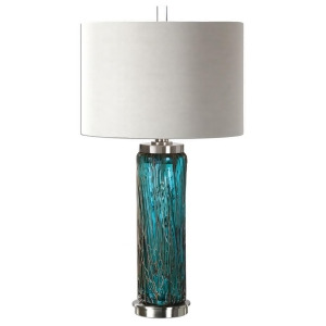 Uttermost Almanzora Blue Glass Lamp 27087-1 - All