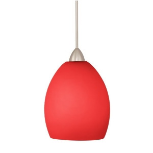 Wac Lighting Sarah Led Red Pendant Brushed Nickel Canopy Mp-led524-rd-bn - All