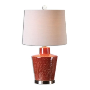 Uttermost Cornell Brick Red Table Lamp 26903 - All
