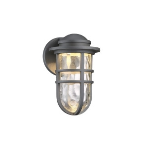 Wac dweLED Steampunk 9 Led Outdoor Wall Light Graphite Ws-w24509-gh - All