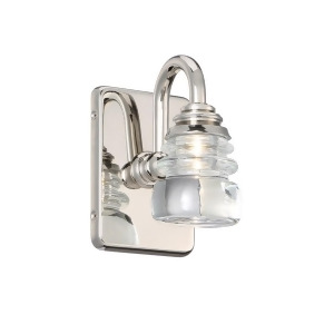 Wac dweLED Rondelle Led Single Light Wall Sconce Polished Nickel Ws-42505-pn - All