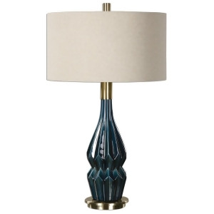 Uttermost Prussian Blue Ceramic Lamp 27081-1 - All