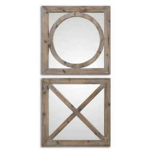 Uttermost Baci E Abbracci Wooden Mirrors S/2 07067 - All