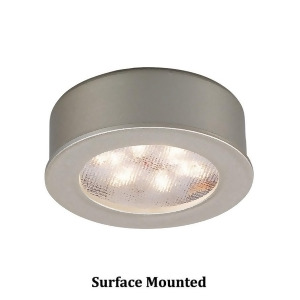 Wac Round Led Button Light 3000K Soft White Brushed Nickel Hr-led87-27-bn - All