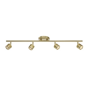 Wac Vector Energy Star Led 4 Light Fixed Rail Brushed Brass Tk-49534-br - All