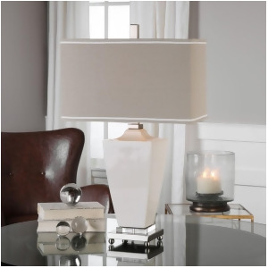 Uttermost Rochelle White Glaze Table Lamp 27300-1 - All