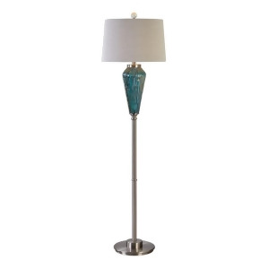 Uttermost Almanzora Blue Glass Floor Lamp 28101 - All