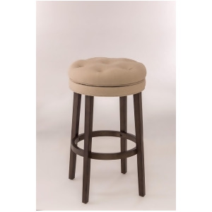 Hillsdale Krauss Backless Swivel Counter Stool Charcoal Gray Stone 5914-825 - All