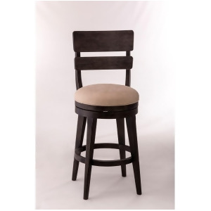 Hillsdale LeClair Swivel Bar Stool Black Wire Brushed Cream 5911-832 - All