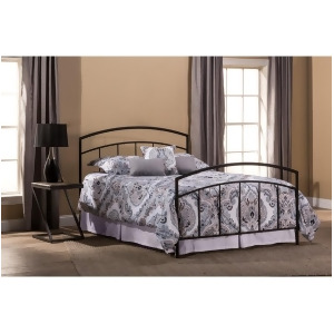 Hillsdale Julien Bed Set Full Rails Included Textured Black 1169Bfr - All