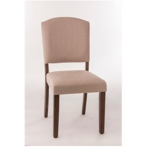 Hillsdale Emerson Parson Dining Chair Set of 2 Brown Oyster Beige 5674-802 - All