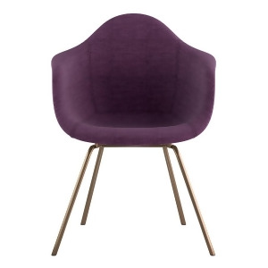 Nye Koncept Mid Century Classroom Arm Chair Plum Purple 332005Cl2 - All