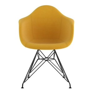 Nye Koncept Mid Century Eiffel Arm Chair Papaya Yellow 332003Em3 - All