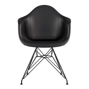 Nye Koncept Mid Century Eiffel Arm Chair Milano Black 332009Em3 - All