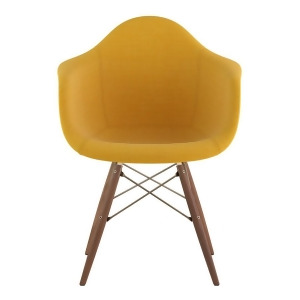Nye Koncept Mid Century Dowel Arm Chair Papaya Yellow 332003Ew2 - All