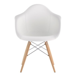 Nye Koncept Mid Century Dowel Arm Chair Milano White 332010Ew1 - All