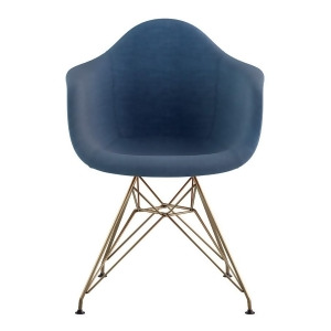 Nye Koncept Mid Century Eiffel Arm Chair Dodger Blue 332006Em2 - All