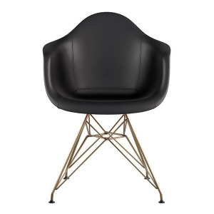Nye Koncept Mid Century Eiffel Arm Chair Milano Black 332009Em2 - All
