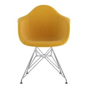 Nye Koncept Mid Century Eiffel Arm Chair Papaya Yellow 332003Em1 - All