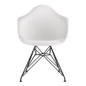 Nye Koncept Mid Century Eiffel Arm Chair Milano White 332010Em3 - All