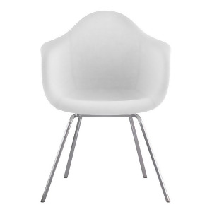 Nye Koncept Mid Century Classroom Arm Chair Glacier White 332007Cl1 - All