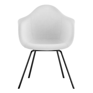 Nye Koncept Mid Century Classroom Arm Chair Glacier White 332007Cl3 - All