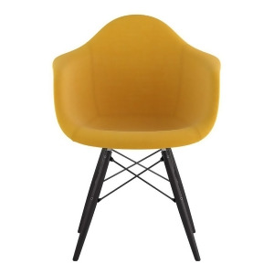 Nye Koncept Mid Century Dowel Arm Chair Papaya Yellow 332003Ew3 - All