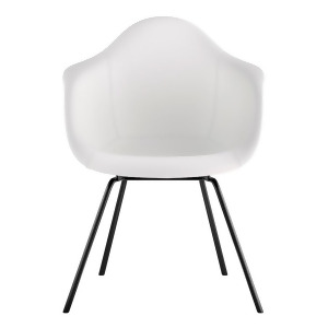 Nye Koncept Mid Century Classroom Arm Chair Milano White 332010Cl3 - All