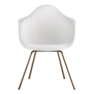 Nye Koncept Mid Century Classroom Arm Chair Milano White 332010Cl2 - All