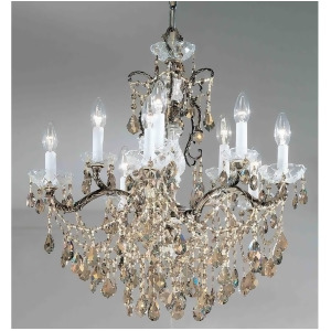 Classic Madrid Imperial 10 Lt Chandelier Bronze Gold Tk 5540Rbsgt - All