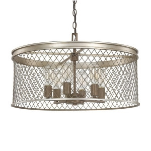 Donny Osmond Home Eastman 6 Light Pendant Silver and Bronze 4886Sz - All