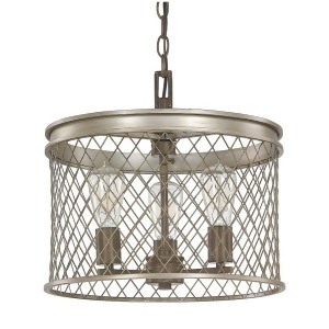 Donny Osmond Home Eastman 3 Light Pendant Silver and Bronze 4883Sz - All