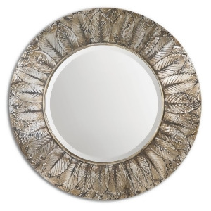 Uttermost Foliage Round Silver Leaf Mirror 07065 - All
