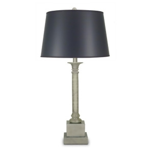 Stiffel 31 Table Lamp Silver Leaf Black Opaque/Silver Foil Tl-k54-n7685-sl - All