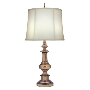 Stiffel 33 Table Lamp Antique Brass Ivory Shadow Tl-n6561-ab - All
