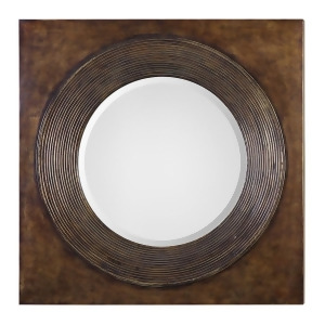Uttermost Eason Golden Bronze Round Mirror 09163 - All