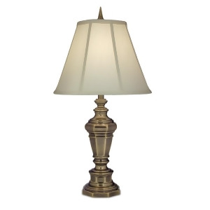 Stiffel 32 Table Lamp Antique Brass Ivory Shadow Tl-n7580-ab - All