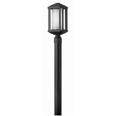 Hinkley Lighting Castelle 1 Light Outdoor Post Top Pier Mount Black Hinkley Lighting Castelle 1 Light Outdoor Post Top Pier Mount Black 1391bk