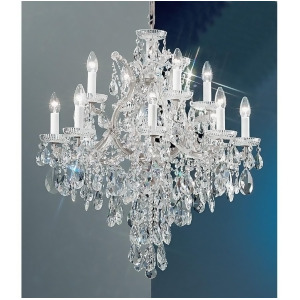 Classic Maria Theresa 13 Lt Chandelier Chrome Crystal Elements 8123Chs - All