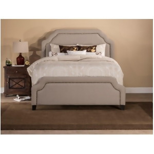 Hillsdale Carlyle Bed Queen Rails Included Light Taupe 1933Bqr - All