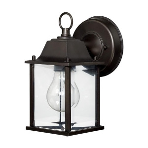 Capital Lighting Cast Outdoor Lantern Old Bronze Antique Glass 9850Ob - All