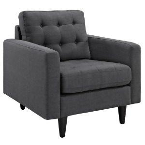 Modway Furniture Empress Upholstered Armchair Gray Eei-1013-dor - All
