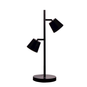 Dainolite Modern 2 Light 10W Led Table Lamp Matte Black 624Ledt-bk - All
