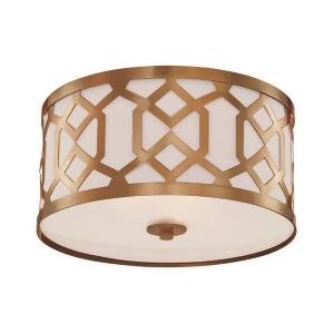 Crystorama Jennings 3 Light Aged Brass Ceiling Mount 2263-Ag - All