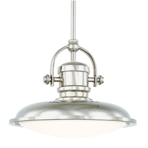 Capital Pendants Led Pendant 11.75 Pol. Nickel Diffuser 317311Pn-ld - All