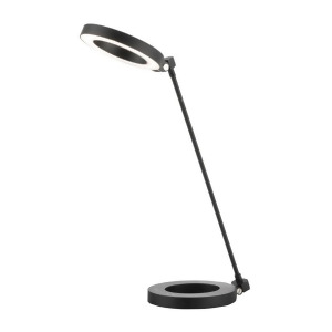 Dainolite Compact Led Dimmable Desk Lamp Black Dled-202t-bk - All