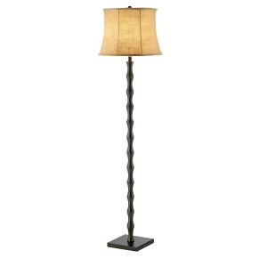 Adesso Stratton Floor Lamp Painted Black Metal 1523-01 - All