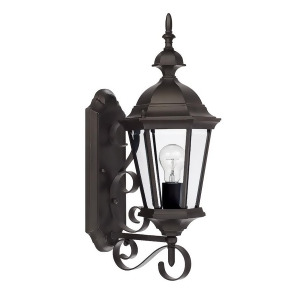 Capital Lighting Carriage House 1 Lt Wall Lantern Old Bronze Hammered 9721Ob - All